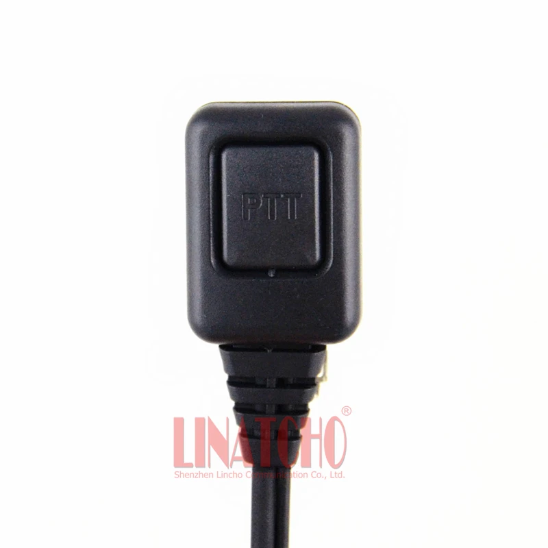 10 PCS Durable walkie talkie professional big PTT button mic clip earphone earpiece with iron clip universal K-Type