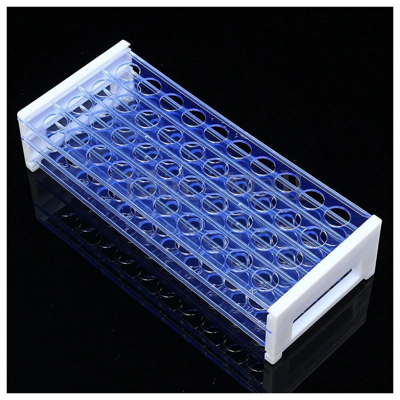 Plastic 3 Layers Lab Test Tube Rack Holder for 18mm Centrifugal Pipe Stand 40 Holes | Канцтовары для офиса и дома