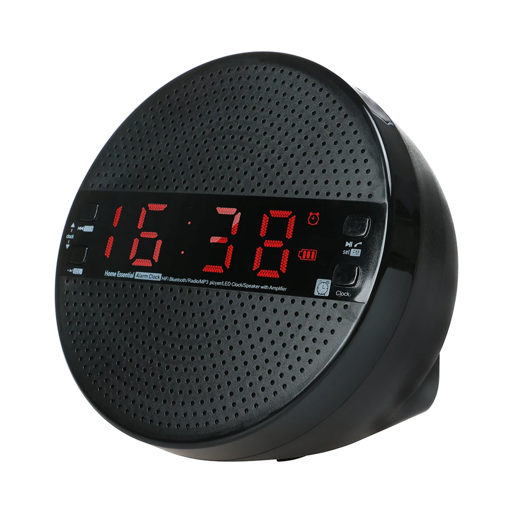 Carsolj Будильник Bluetooth Динамик ЖК дисплей fm Радио Беспроводной партии Колонки