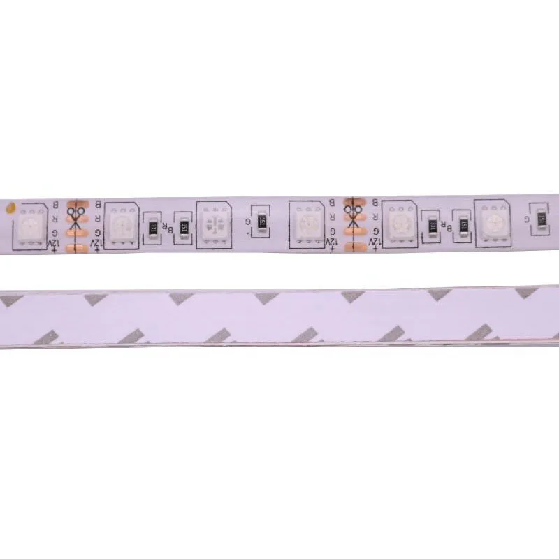 5 м светодиодный RGB полосы Набор SMD 5050 60 s/m гибкая лента светильник красные синие