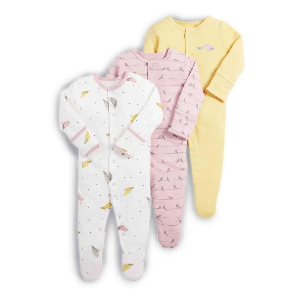 Детские пижамы из хлопка для новорожденных bebe одежда 3 шт Одежда для девочек единорожки Пижама для младенцев Одежда для мальчиков комбинезон для малышей