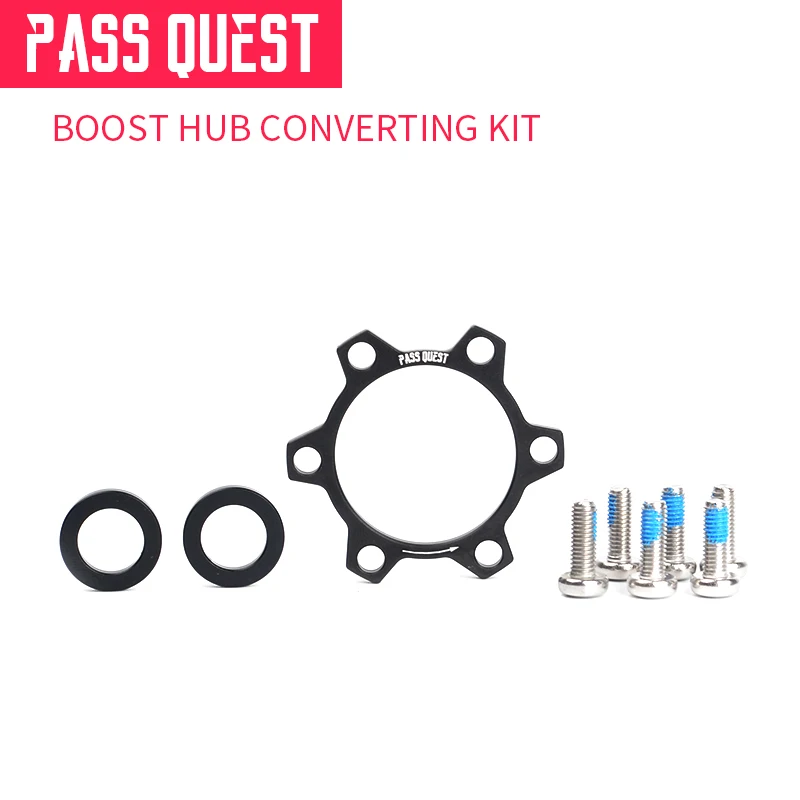 Передача QUEST Boost HUB конверсионный комплект аксессуары для велосипедных ступиц - Цвет: Black