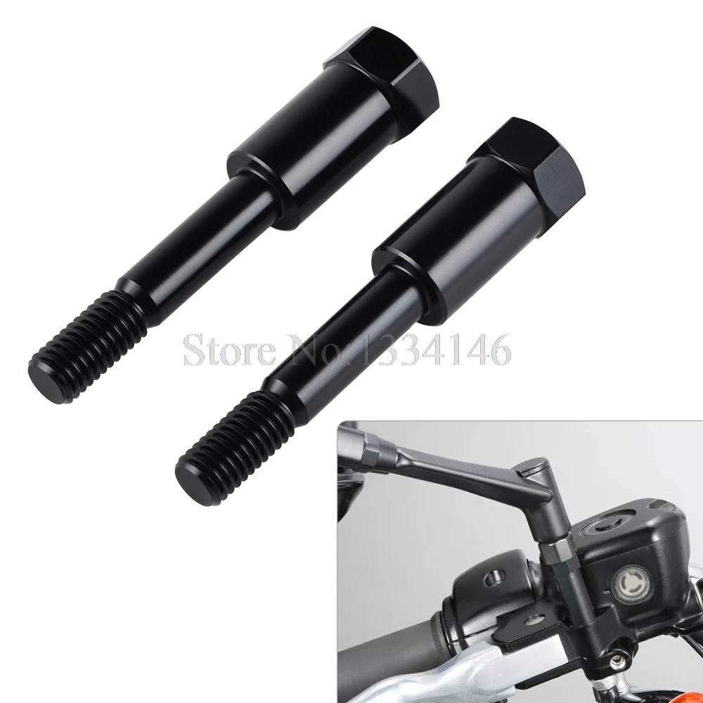 Комплект удлинителей NICECNC зеркало 2 дюйма выше для Harley Davidson Sportster 833 1200 Fat Boy Road King CVO