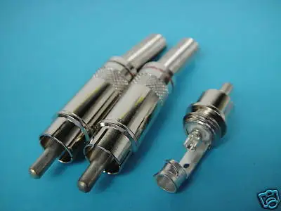 Аудио hi fi кабель RCA AV разъем втулки 6 мм отверстие 2 пары|connector|holehole plug |