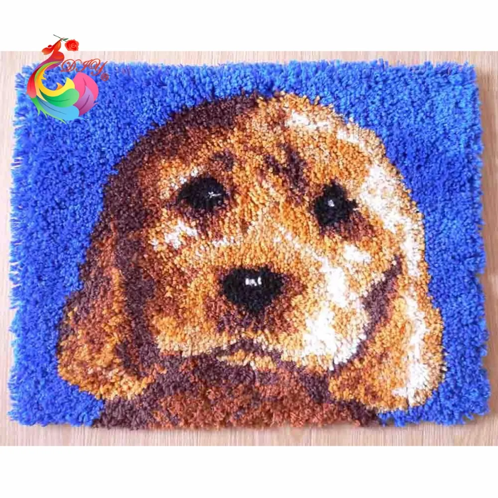 

needlework Kits for embroidery cross-stitch cross stitch thread embroidery kits Latch hook rug kits Crochet hook embroidery Dog