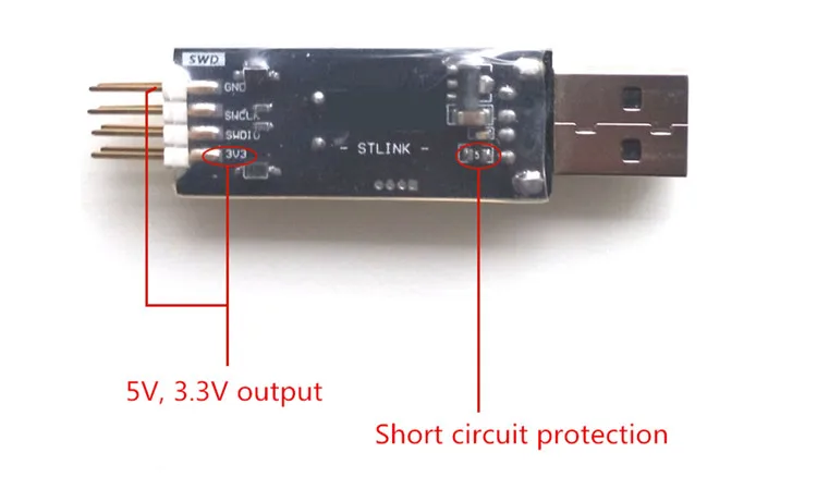 Эмулятор STLink STM8 симулятор STM32 ARM ST-Link загрузчик программного обеспечения с