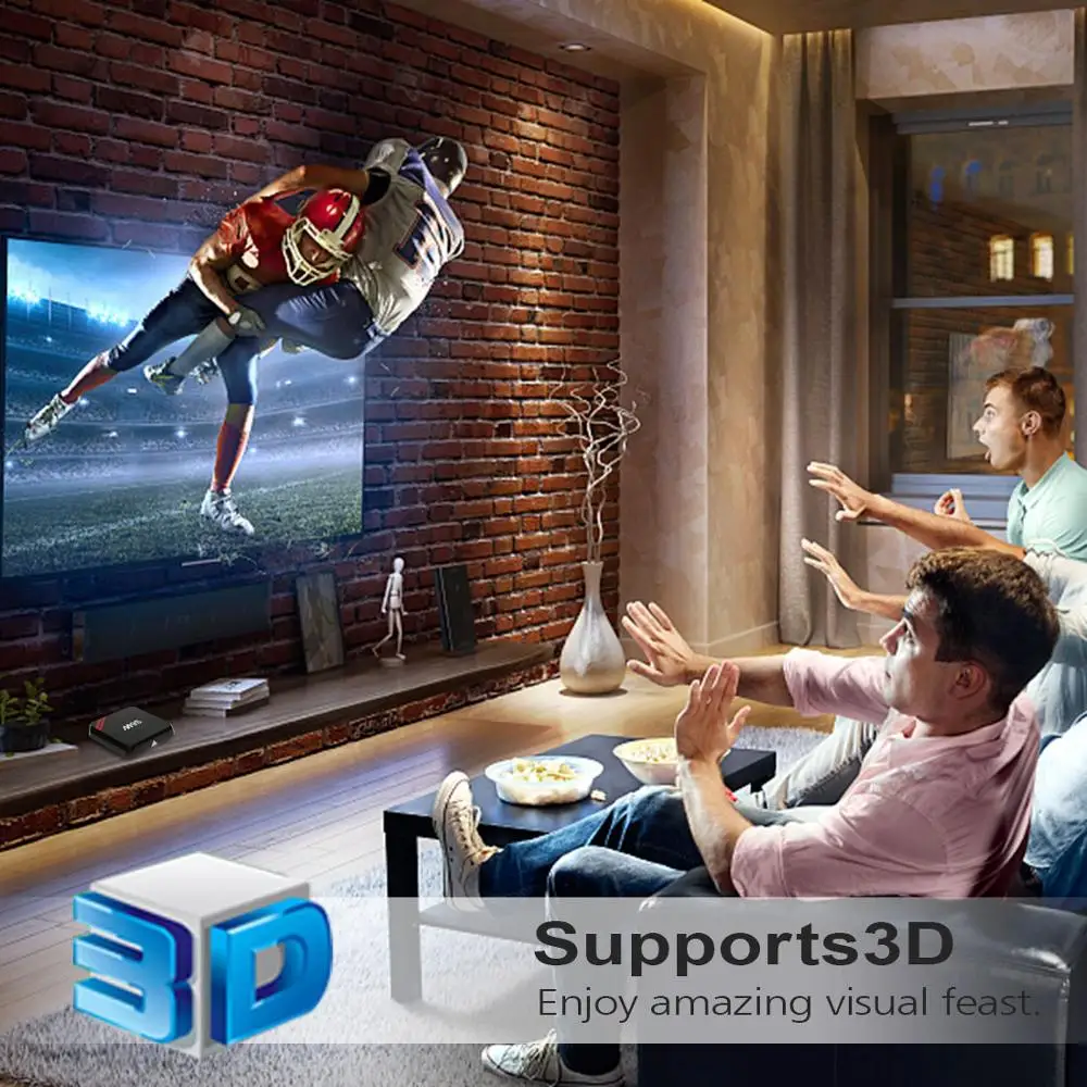 Leelbox M9S Android ТВ-бокс 6 0 Smart tv BOX 2 Гб 16 Amlogic S812 четырехъядерный 4 ГГц WiFi телеприставка