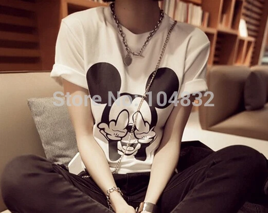 Женская футболка с круглым вырезом в полоску короткий топ|t-shirt crop top|t-shirt cartooncrop top |