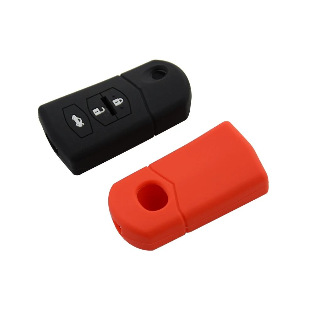 OkeyTech 1 шт. автомобильный чехол силиконовый для ключей держатель защита Mazda 2 3 5 6 RX8