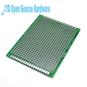 Комплект из 3 предметов, 6x8 см двойной HASL Универсальный макет печатной платы доска из стекловолокна материал thick1.6MM