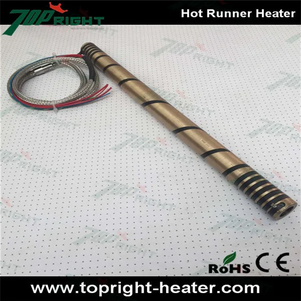 ID12.7mm длина 320mm 220v500w сопло нагреватель/горячий конический нагреватель для литья