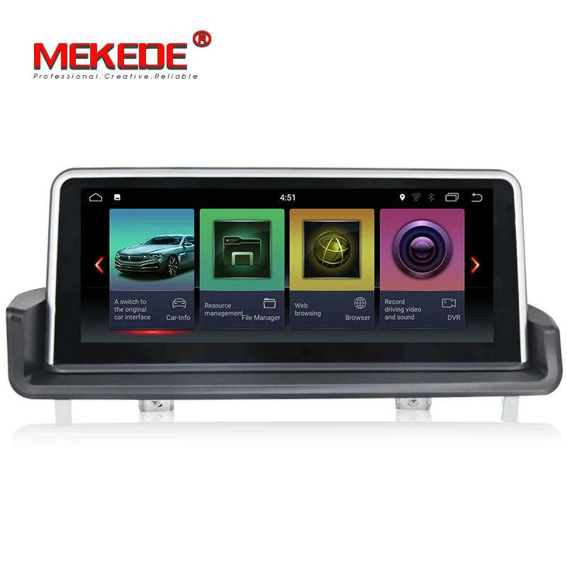 MEKEDE IPS экран 4 + 64 ГБ android 10 0 автомобильный DVD мультимедийный плеер для BMW 3 серии E90 E91