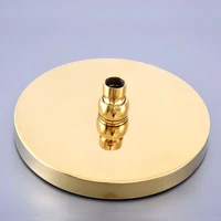 7 7 inch luxury gold color brass round bath rainfall rain bathroom shower head bathroom accessory standard 12 msh265