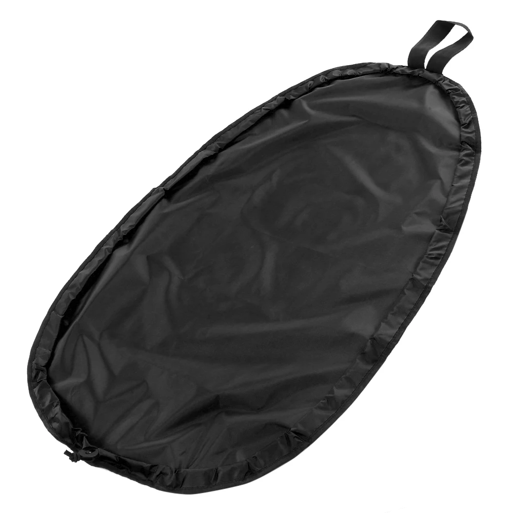 black XS Каяк Лодка аксессуары для морского Каяка кокпита крышка с зажимами океан кокпита крышка протектор - Цвет: black XS