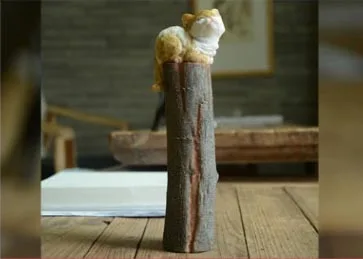 cat stand on tree Оригинальная сельская ферма животные 11 комплектов милый мультяшный питомец коробка кошки Спящая ловушка крыса фигура микро-пейзаж Настольный подарок - Цвет: cat stand on tree