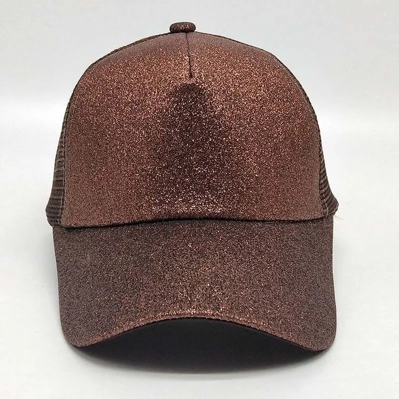 Модный конский хвостик бейсболки для женщин Snapback шляпа летняя грязная сетчатая