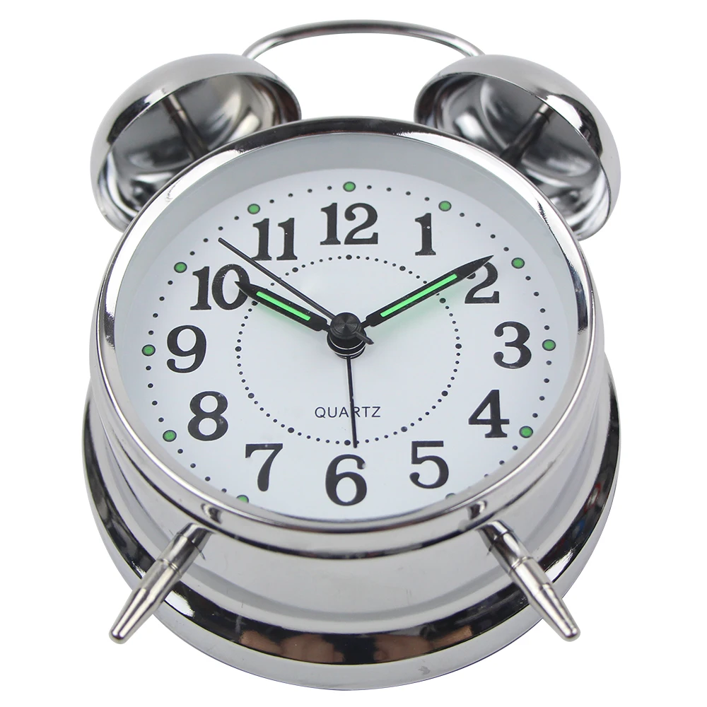Лидер продаж 2021 настольные часы-будильник современный дизайн металлический