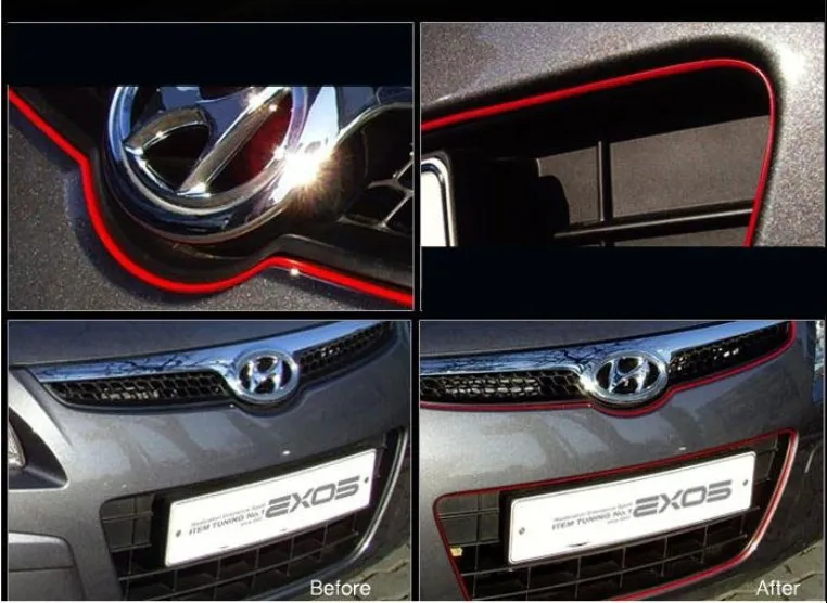 5M Car Auto Decoration Sticker Thread indoor pater Interior Exterior Body Modify Decal 8 Colors Drop Shipping 1pc |