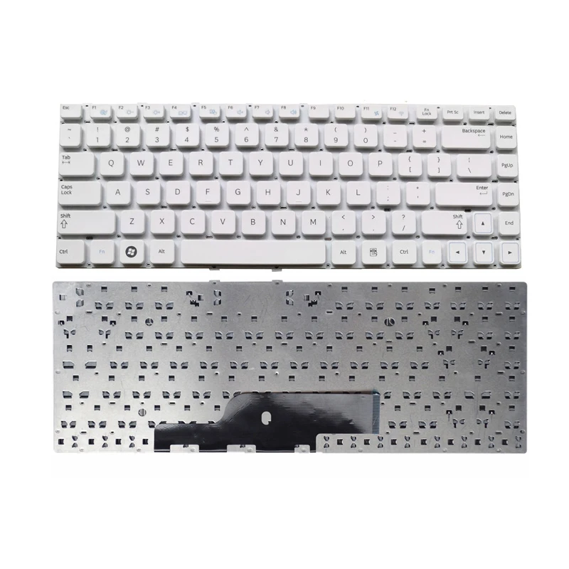Клавиатура для ноутбука Samsung 300E4A 3430EA 305E4A 300e4x 300E4C 300E43 черно-белая совершенно новая