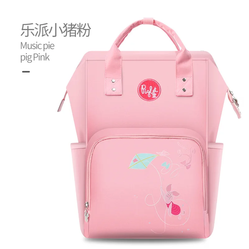 Pink Подлинная сумка для мамы с Микки Маусом, детская коляска, сумка для подгузников, рюкзак для беременных, рюкзак для путешествий, рюкзак для мамы - Цвет: Pink