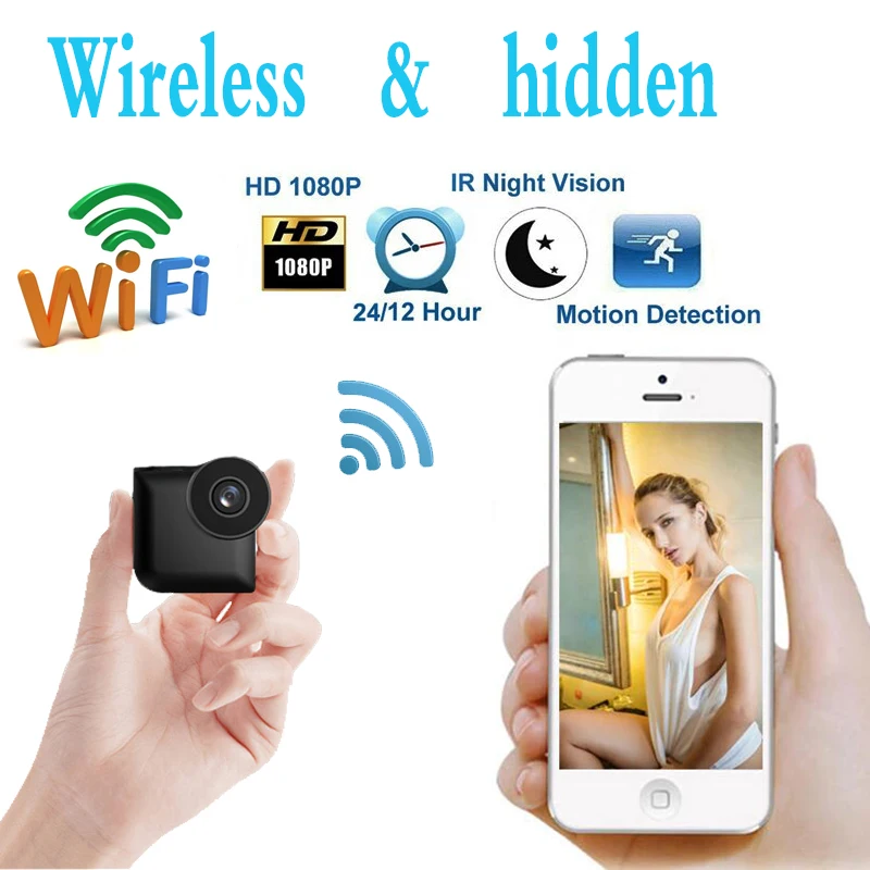 Новая WiFi камера IP мини 1080P HD видеокамера невидимая ночного видения наружная