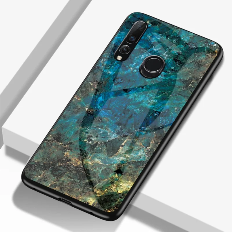 Чехол Rezzol для Huawei Honor 9X Premium мраморный чехол-накладка из закаленного стекла Global