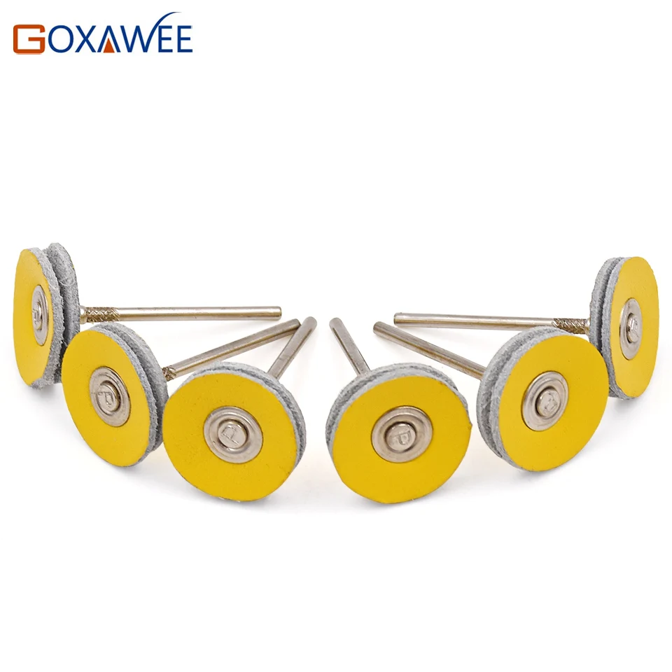 GOXAWEE 10pcs Polishing Wheel Buffing Brush Jewelry Metal Micro-Electronic for Dremel Accessories Rotary Tools Pads | Инструменты