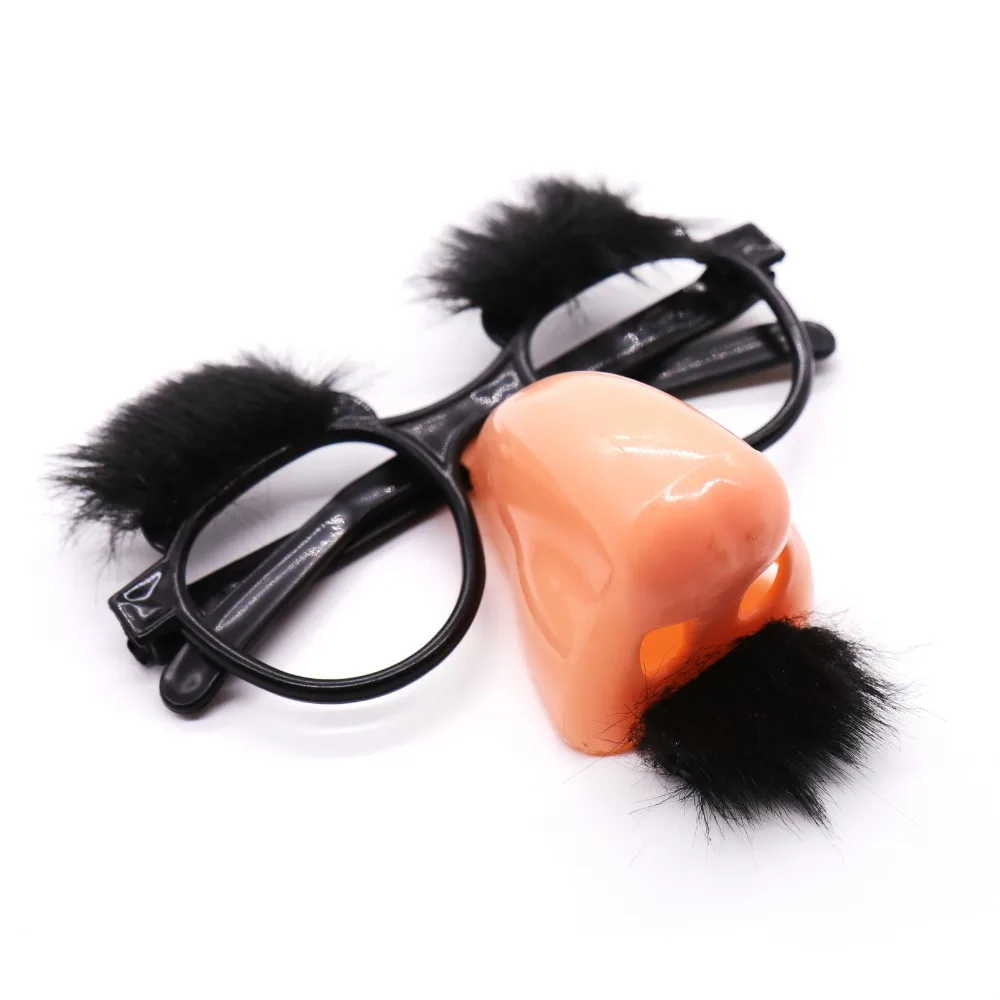 Смешные бровей Триммер для носа с усами костюм вечерние очки Хэллоуин День