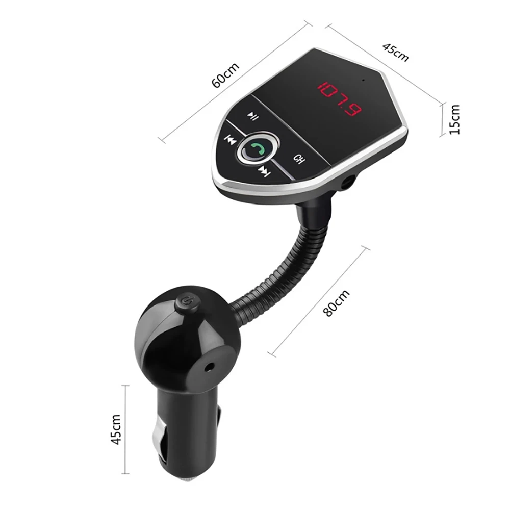 AOSHIKE Автомобильный Bluetooth музыкальный MP3-плеер Новый fm-передатчик автомобильное