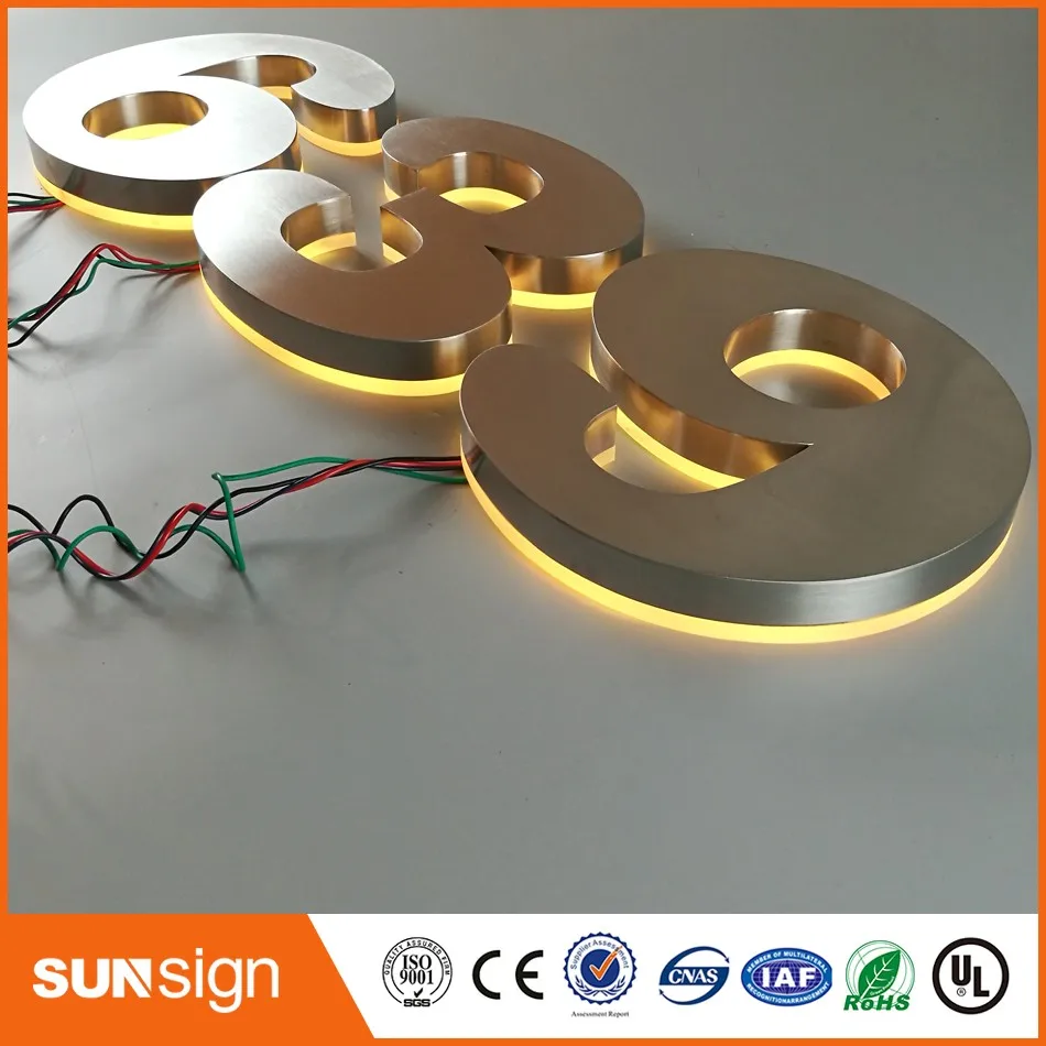 H 25cm Wholesale 3d letter signage LED lighting backlit signs | Электронные компоненты и принадлежности