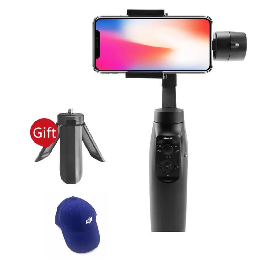 3-осевой карданный стабилизатор MOZA Mini Mi Mini-Mi для iPhone 8 Plus Samsung S9 Gopro PK Zhiyun Smooth 4 DJI Osmo