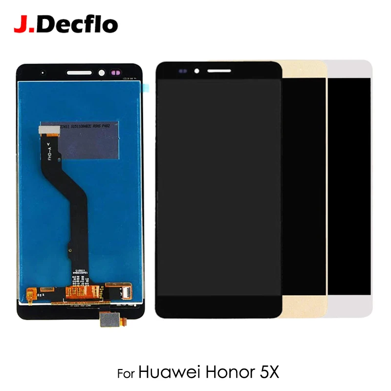 Оригинальный ЖК дисплей для Huawei Honor 5X GR5 сенсорный экран дигитайзер без рамки