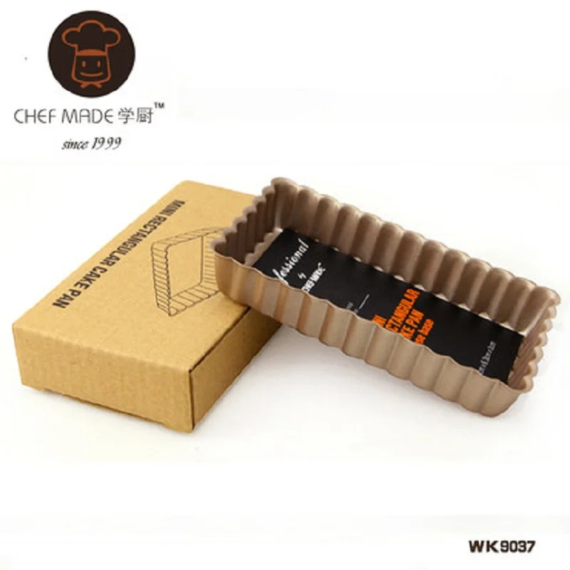 Антипригарная мини 4 дюймовая Прямоугольная форма для яиц живое дно торта