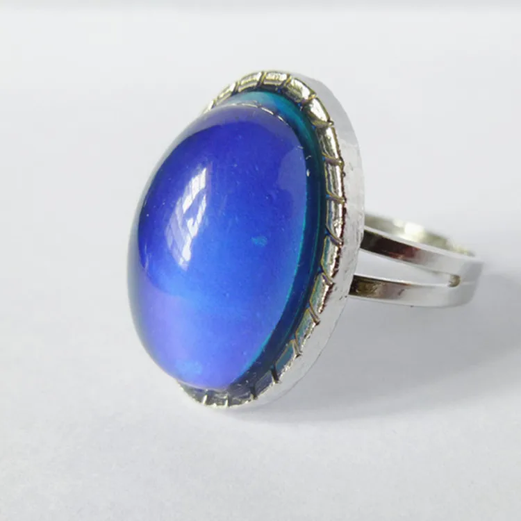 Кольцо регулируемое для мужчин и женщин цвет меняется настроение температура