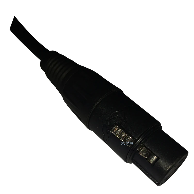 1 метр Длина 3-pin DMX вход и выход подключение сигнала DMX кабель 3.5ft XLR для сцены движущаяся головка Fogger 20 шт./лот/SZB-AC008