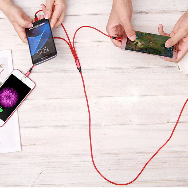 ! USB-кабель ACCEZZ для зарядки iPhone 7 8 Plus X XR XS Max Micro USB Type-C Samsung S8 S9 Xiaomi | Мобильные