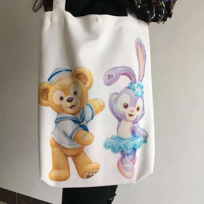 Даффи друг Медведь Stella Lou кролика милый мультфильм холщовый мешок для друзей или