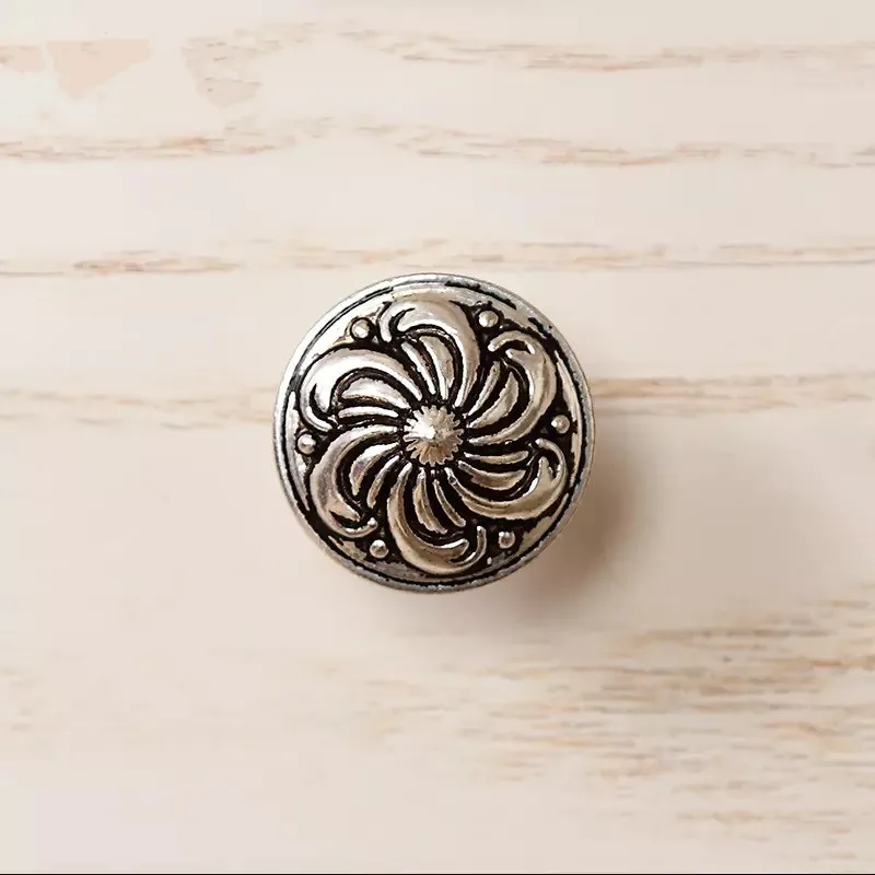 

Free shippingEuropean antique silver cabinet door handle American retro silver wardrobe pulls Antique furniture pull Drawer knob