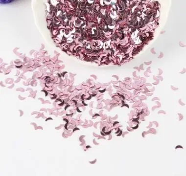 pink 2000 шт ПВХ Луна блёстки конфетти для свадебной вечеринки сердце для душа ребенка конфетти глаз Макияж ногтей Луна красота патч для дня рождения - Цвет: pink