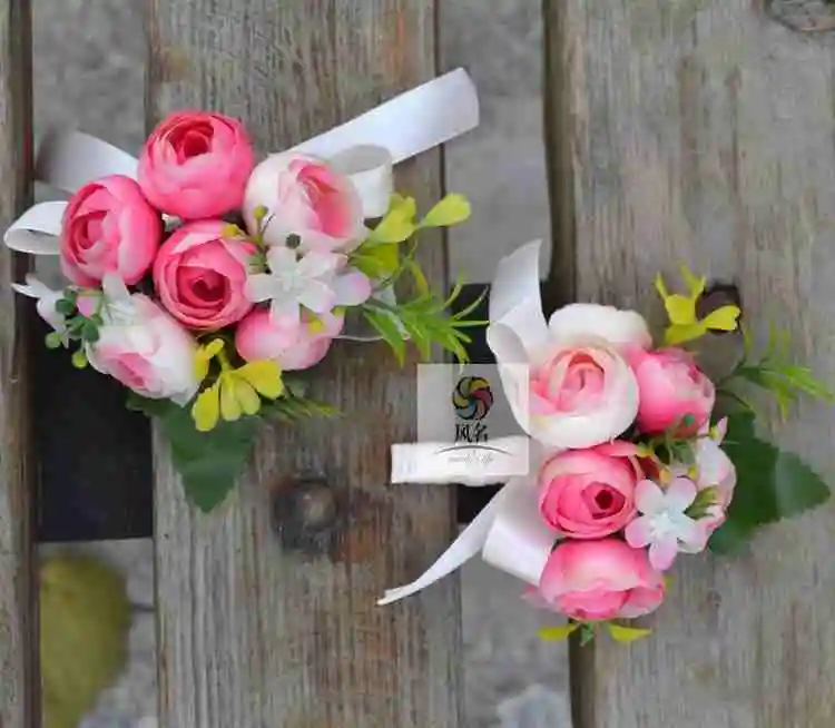 2 шт. бутоньерки-бутоньерки брошь искусственный микс разные цвета корсаж