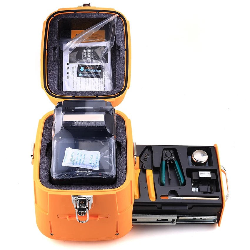 KELUSHI SM&MM Automatic FTTH Optical Fiber Fusion Splicer Optic Welding Splicing Machine AI-7 With Electrodes | Мобильные