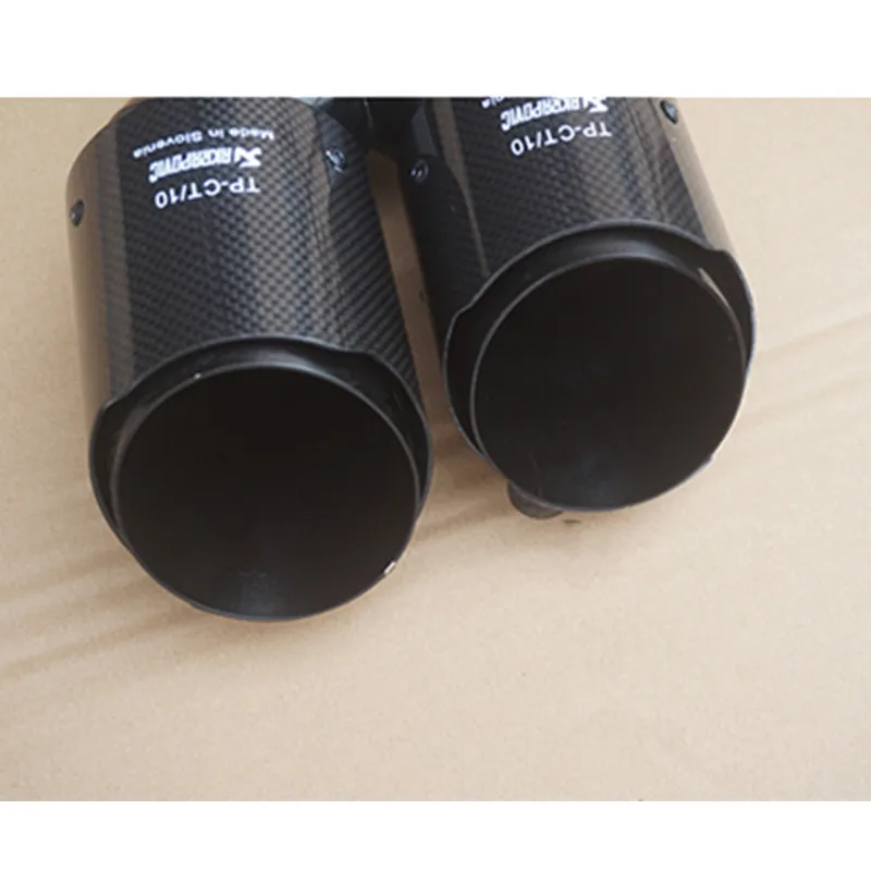 ID: 48 мм 51 мм 54 мм 57 мм 60 мм 63 мм 66 мм Универсальный черный Akrapovic автомобильный глянцевый глушитель из углеродного волокна наконечник трубы конец трубы хвост