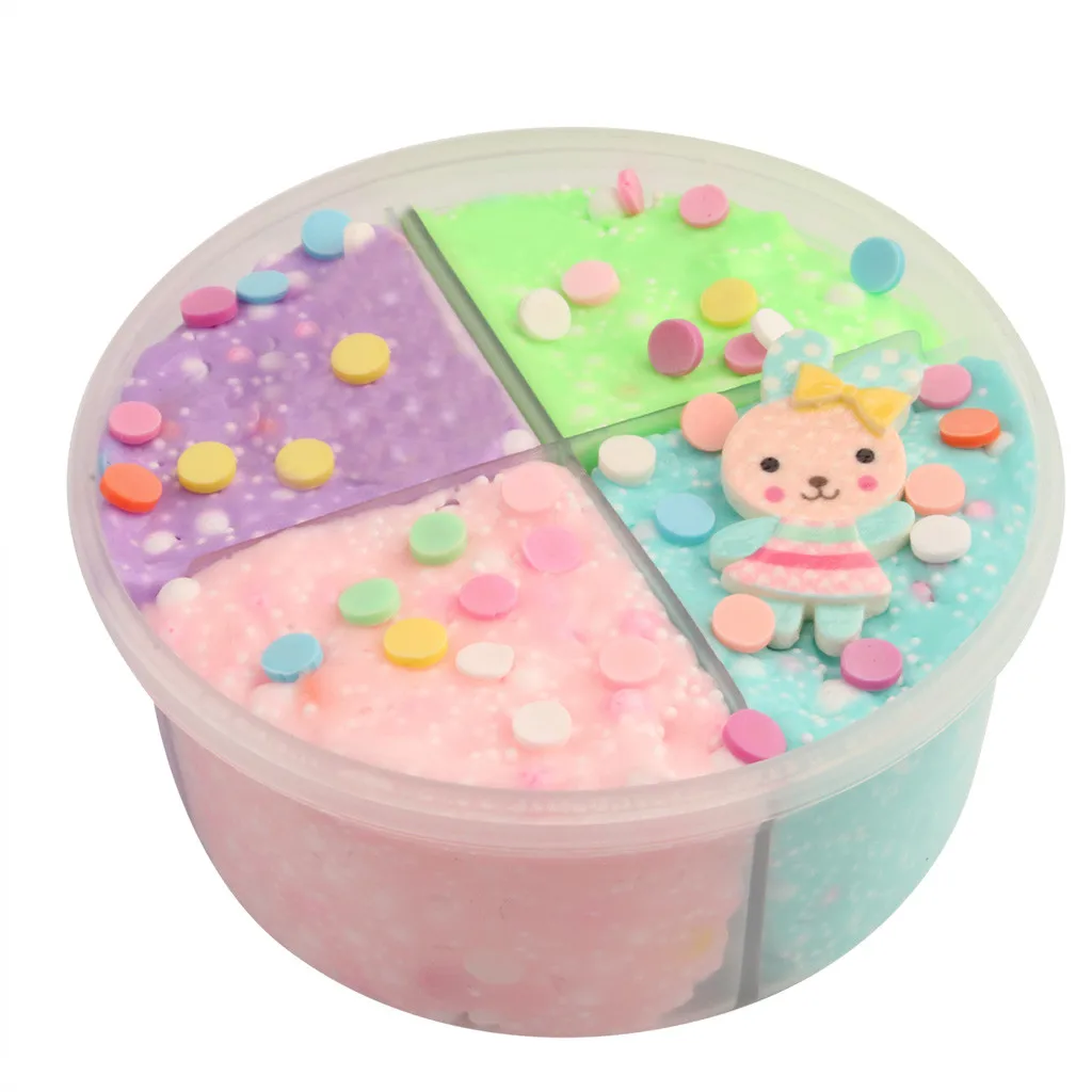 Пушистый Floam Slime Красивая Луна красочные облака слизи шпатлевка Ароматические стресс дети 60 мл антистресс шпатлевка глина игрушка A515