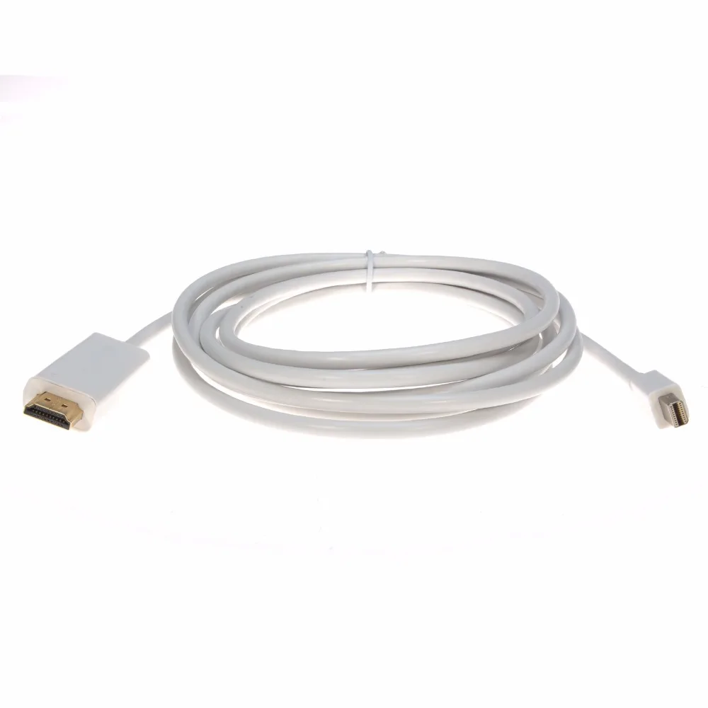 Kebidumei 2021 оптовая продажа 1 8 м 3 Thunderbolt мини порт дисплея DP к HDMI совместимый штекер