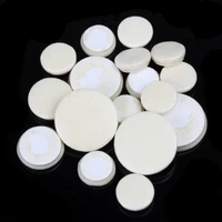 5pcs slade 17pcs top grade white leather clarinet replacement pads woodwind instruments part and accessories