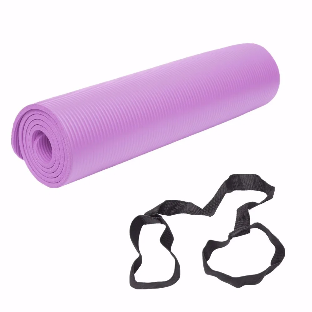 8mm Thick 1830*610mm Yoga Mat For High Quality NBR Non Slip Mats Beginner Fitness Exercise Tasteless Gym Pads Bag|Коврики для йоги| |