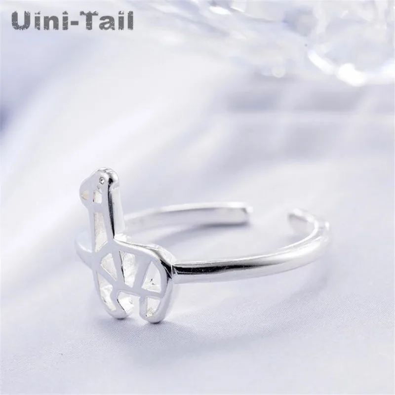Uini Tail хит продаж новинка Стерлинговое Серебро 925 пробы милое креативное Открытое