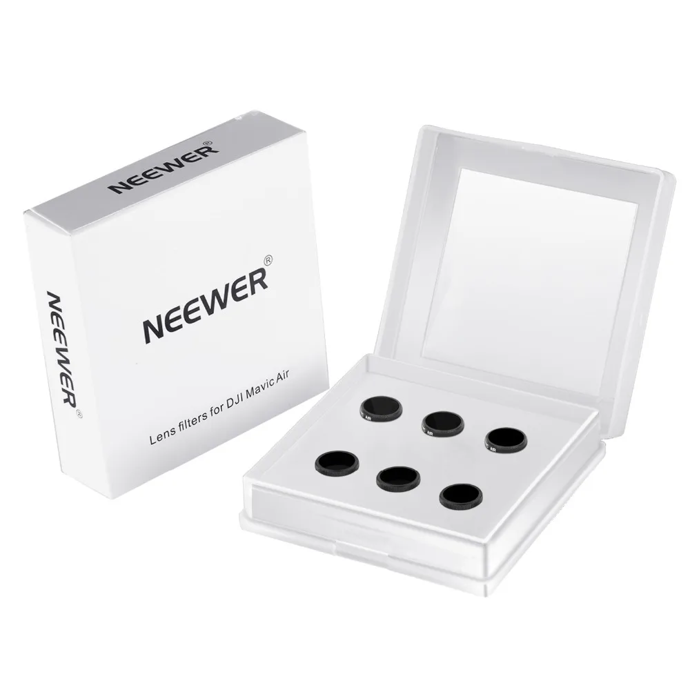 Воздушные фильтры Neewer DJI Mavic 6 упаковок ND8 ND16 ND 32 ND4/PL ND8/PL ND16/PL изготовленные из