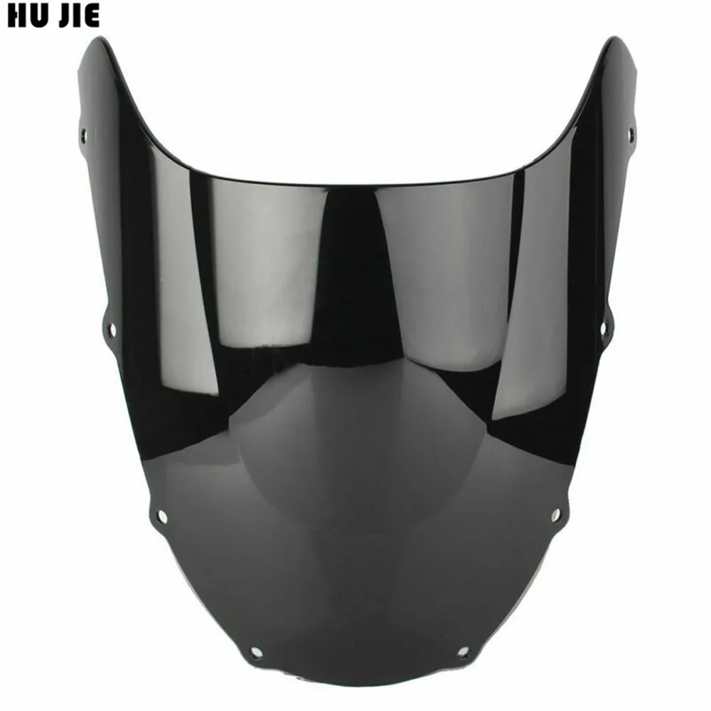 f Мотоцикл двойной пузырь ветрового стекла экран для 1998 1999 Kawasaki Ninja ZX-9R ZX9R ZX 9R ZX900C 900 C черный Иридий - Цвет: f