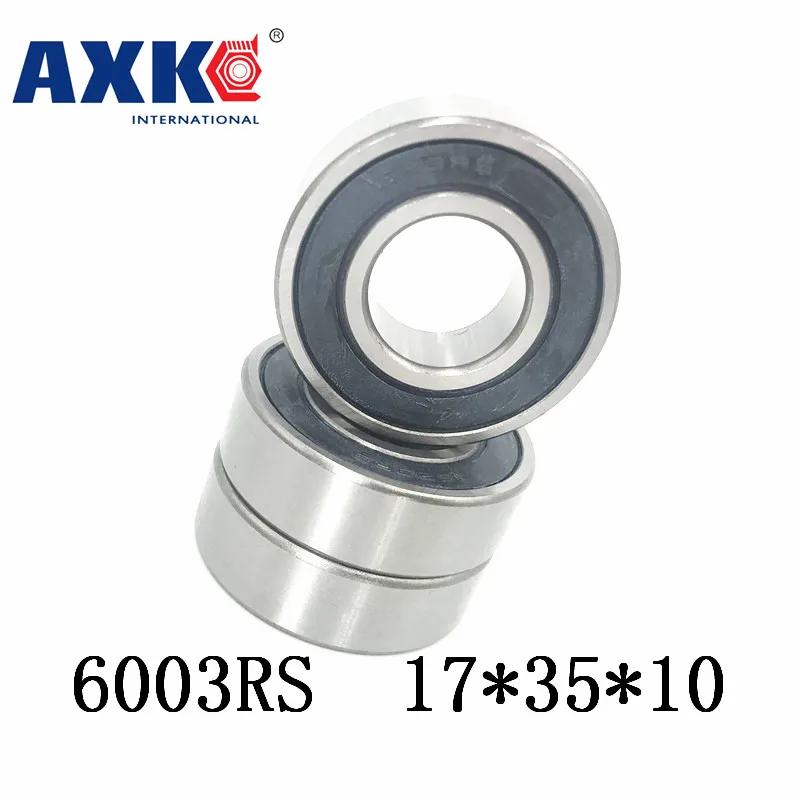 Подшипник Axk 6003rs шарикоподшипники с глубоким желобом 6 шт. 17*35*10 мм 6003 2rs 6003rz 180103 Rz Rs